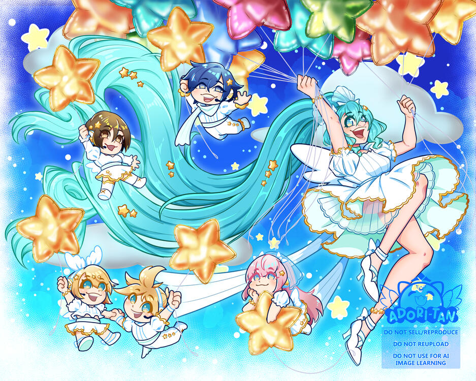 Hatsune Miku 19th Birthday Illustration - 2026 personal work