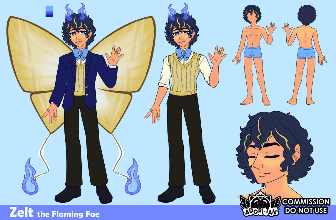 Vtuber Character Reference - 2023 commission