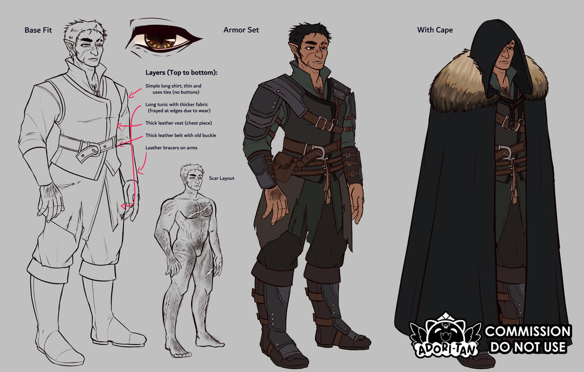 D&D Character Design - 2025 commission D&D Character Design - 2025 commission