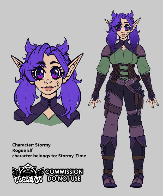 Example of Sketchy Character Design Reference Service Example of Sketchy Character Design Reference Service